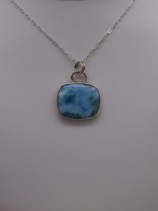 Larimar and Silver necklace