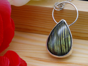 Labradorite and Silver necklace