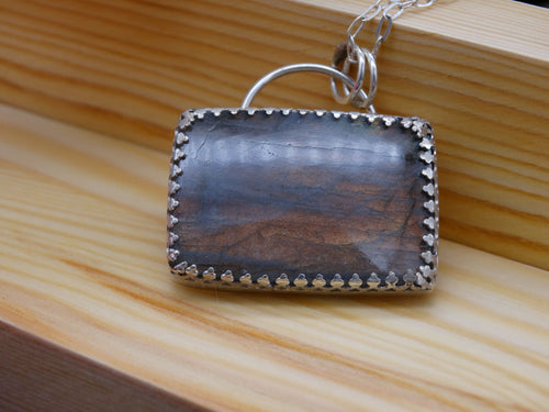 Labradorite and Silver necklace