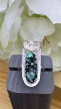 Load image into Gallery viewer, Midori Variscite and Silver Ring Size 6 3/4 - 7